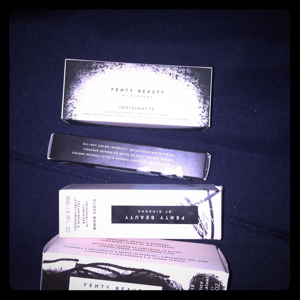 Fenty products!  Brand new top of the line